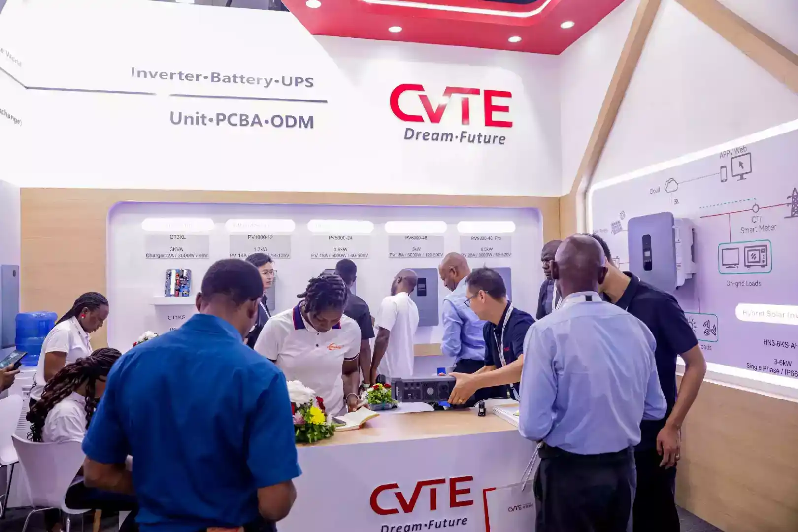 Solar exhibition booth